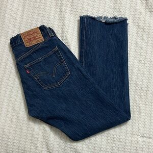 Levi's 501 Blue Classic Straight Jeans